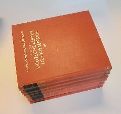 Kindermann, Heinz Dr. (Hg.)  Handbuch der Kulturgeschichte. Erste Abteilung: Geschichte des deutschen Lebens. 8 Bnde (gebunden in 6) 