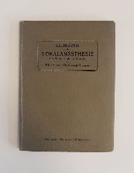 Hirschel, Georg  Lehrbuch der Lokalansthesie fr Studierende und rzte. 