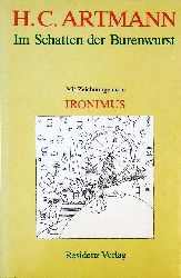 Artmann, H. C.  Im Schatten der Burenwurst. Skizzen aus Wien. Mit Zeichnungen von Ironimus (d.i. Gustav Peichl). 