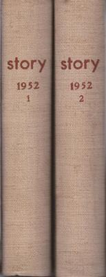Cordan, Wolfgang (Hrsg.)  Story - Die modernen Kurzgeschichte - Die Welt erzählt - Die Monatsschrift der modernen Erzählung - 7. Jahrgang - 1952 Heft 1-12 (2 Bücher) 