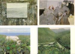 LOUIS - Louis G.N. Busman  4 Malerei - Postkarten : Arbeitsfeld auf Holz / Timmy / Kste / PAZ XII 