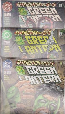 Marz, Ron / Darryl Banks / Romeo Tanghal  Green Lantern No. 83-85 Retribution Part 1-3 of 3 (3 Folders) 