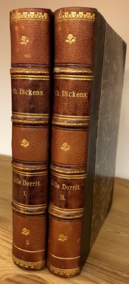 Dickens, Charles / L. Moltke (oversat)  Lille Dorrit Vol. I + II (2 books) 