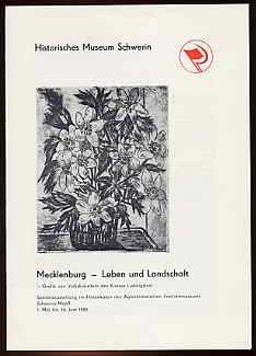 Frurieb, W.:  Mecklenburg - Leben und Landschaft. Grafik von Volkskünstlern des Kreises Ludwigslust. Ausstellungsprospekt Freilichtmuseum Schwerin Mueß. 