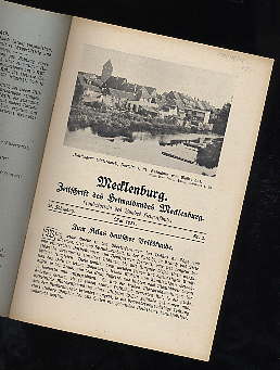   Mecklenburg. Zeitschrift des Heimatbundes Mecklenburg. 26. Jg. (nur) Heft 2. 