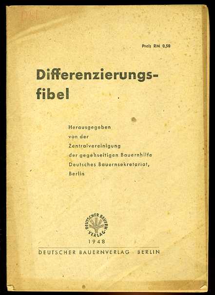 Kohler, Friedrich:  Differenzierungsfibel. 