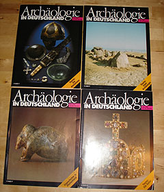   Archäologie in Deutschland 6. Jahrgang 1990 in 4 Heften. 
