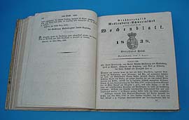   Großherzoglich Mecklenburg-Schwerinsches officelles Wochenblatt 1838. 1. bis 50. Stück. 