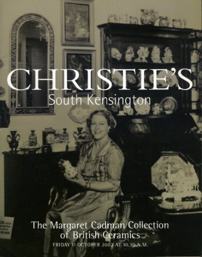  The Margaret Cadman Collection of British Ceramics. Christie`s South Kensington. 