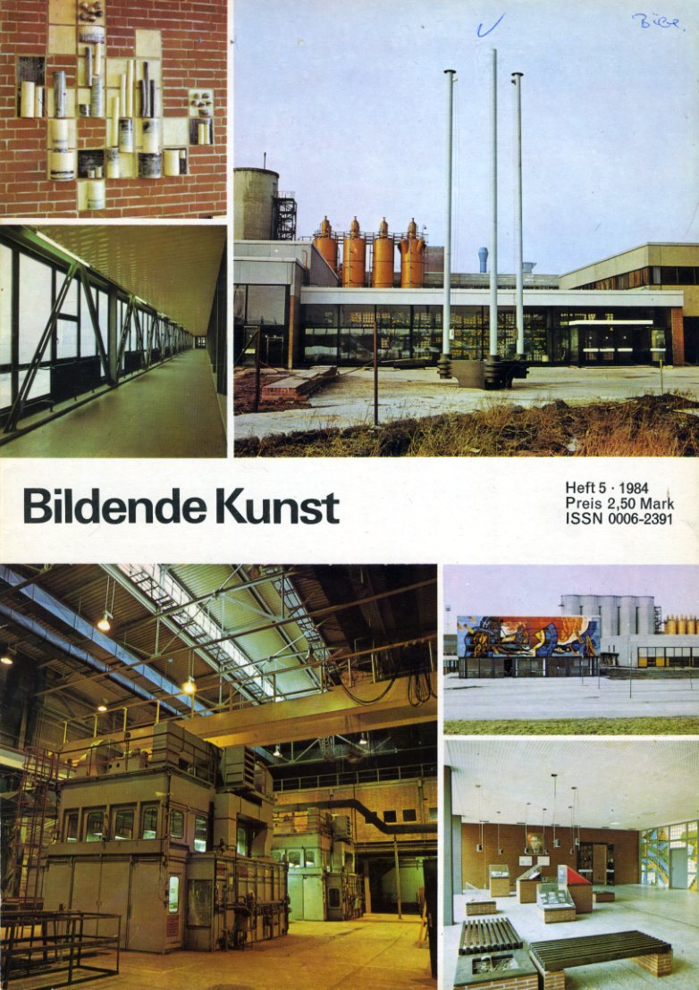  Bildende Kunst. Verband Bildender Künstler der Deutsche Demokratischen Republik (nur) Heft 5, 1984. 