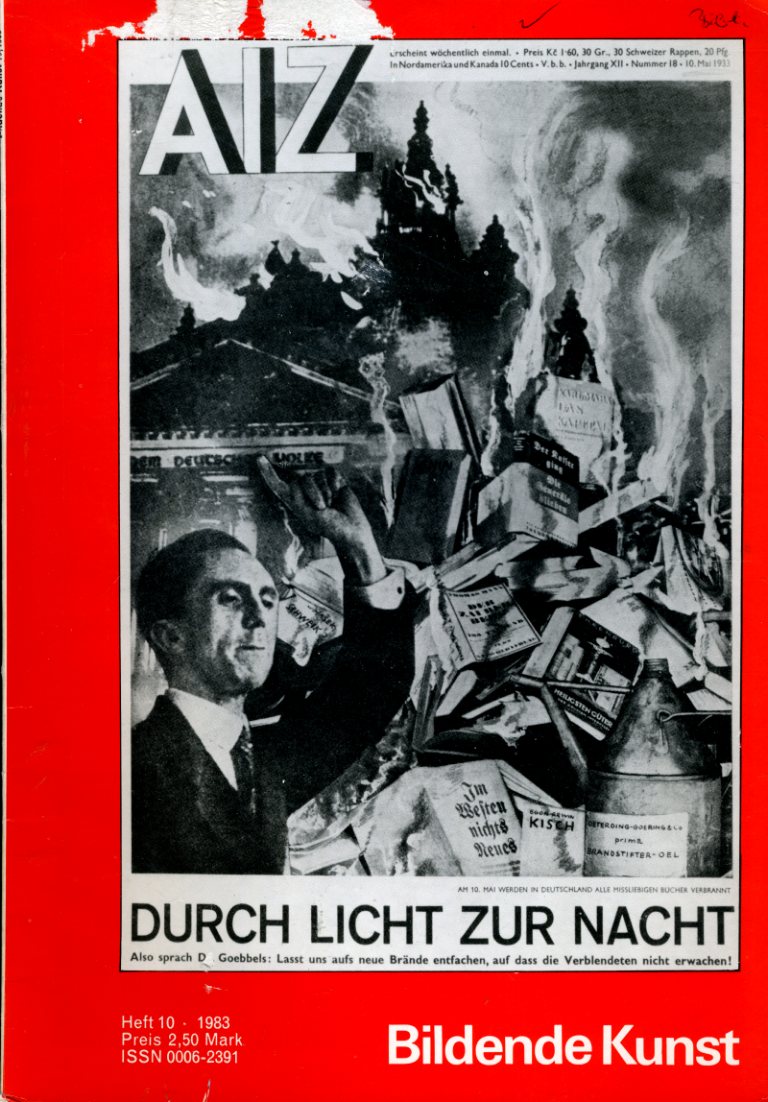   Bildende Kunst. Verband Bildender Künstler der Deutsche Demokratischen Republik (nur) Heft 10, 1983. 