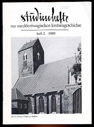 Schnorr, Werner (Hrsg.):  Studienhefte zur mecklenburgischen Kirchengeschichte Jg. 2 (nur) H. 2. 