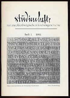 Hebert, Jürgen (Hrsg.):  Studienhefte zur mecklenburgischen Kirchengeschichte Jg. 4, H. 1. 