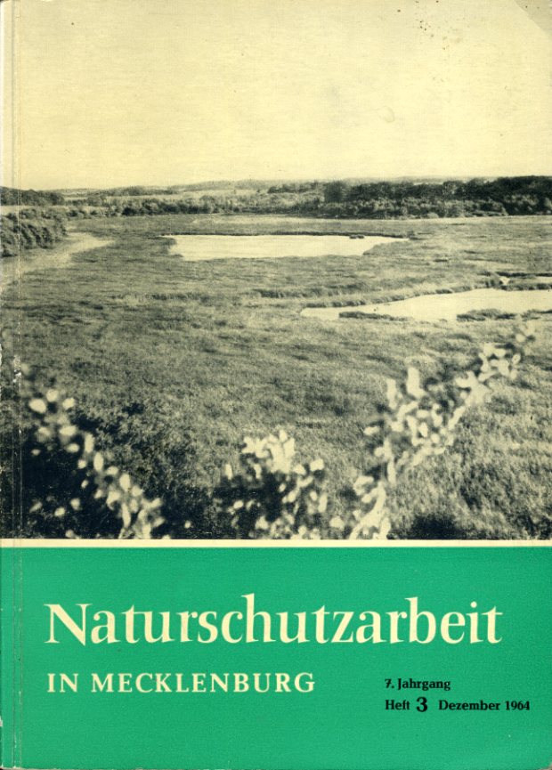   Naturschutzarbeit in Mecklenburg. Heft 3. 