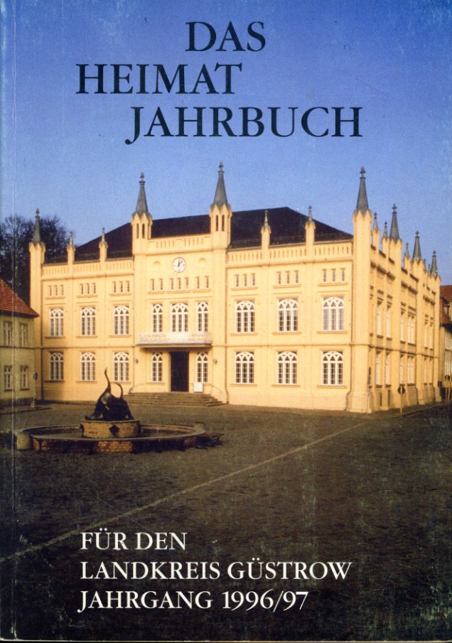   Das Heimatjahrbuch für den neuen Landkreis Güstrow im Jubiläumsjahr 1996/97. Volkskunde und Heimatgeschichte, Kunst und Kultur, Natur und Umwelt, Land und Leute, Technik und Wirtschaft, Denkmale und Historie, Lyrik, Sagen uns Anekdoten. Interessantes und Außergewöhnliches, Lustiges und weniger lustiges aus alter und neuer Zeit. 