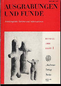   Ausgrabungen und Funde. Archäologische Berichte und Informationen. Bd. 25 (nur) Heft 1. (Sachsen-Heft) 