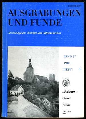   Ausgrabungen und Funde. Archäologische Berichte und Informationen. Bd. 27 (nur) Heft 4. (Sachsen-Anhalt Heft) 