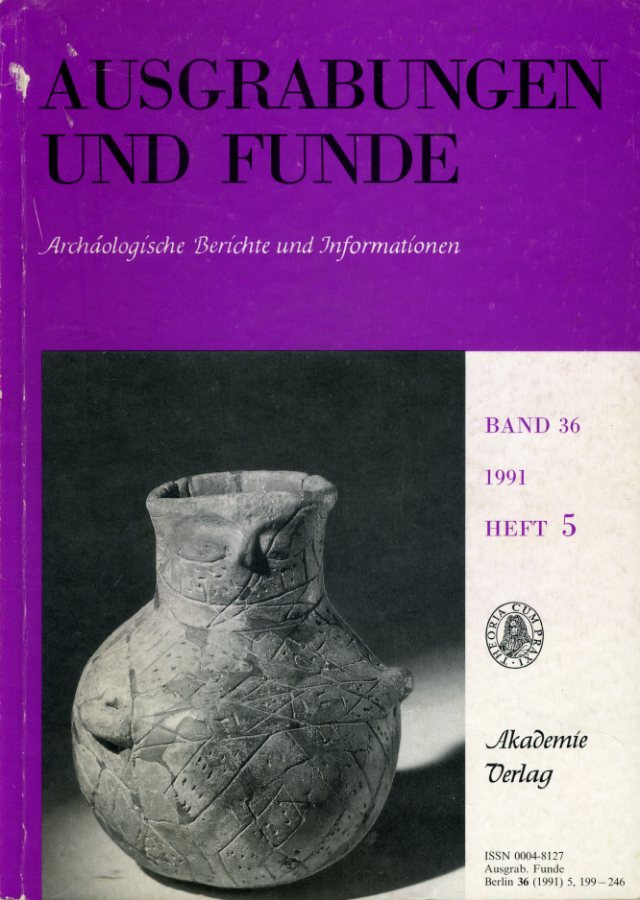   Ausgrabungen und Funde. Archäologische Berichte und Informationen. Bd. 36 (nur) Heft 5. (Thüringen-Heft) 