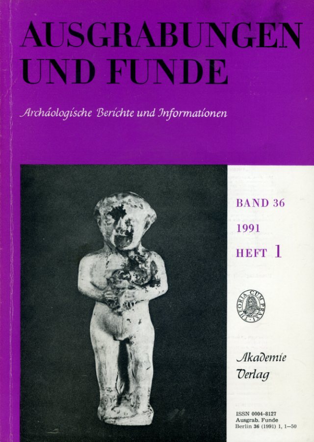   Ausgrabungen und Funde. Archäologische Berichte und Informationen. Bd. 36 (nur) Heft 1. (Sachsen-Heft) 