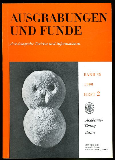   Ausgrabungen und Funde. Archäologische Berichte und Informationen. Bd. 35 (nur) Heft 2. (Brandenburg-Heft) 