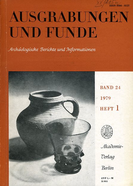   Ausgrabungen und Funde. Archäologische Berichte und Informationen. Bd. 24 (nur) Heft 1. (Sachsen-Heft) 