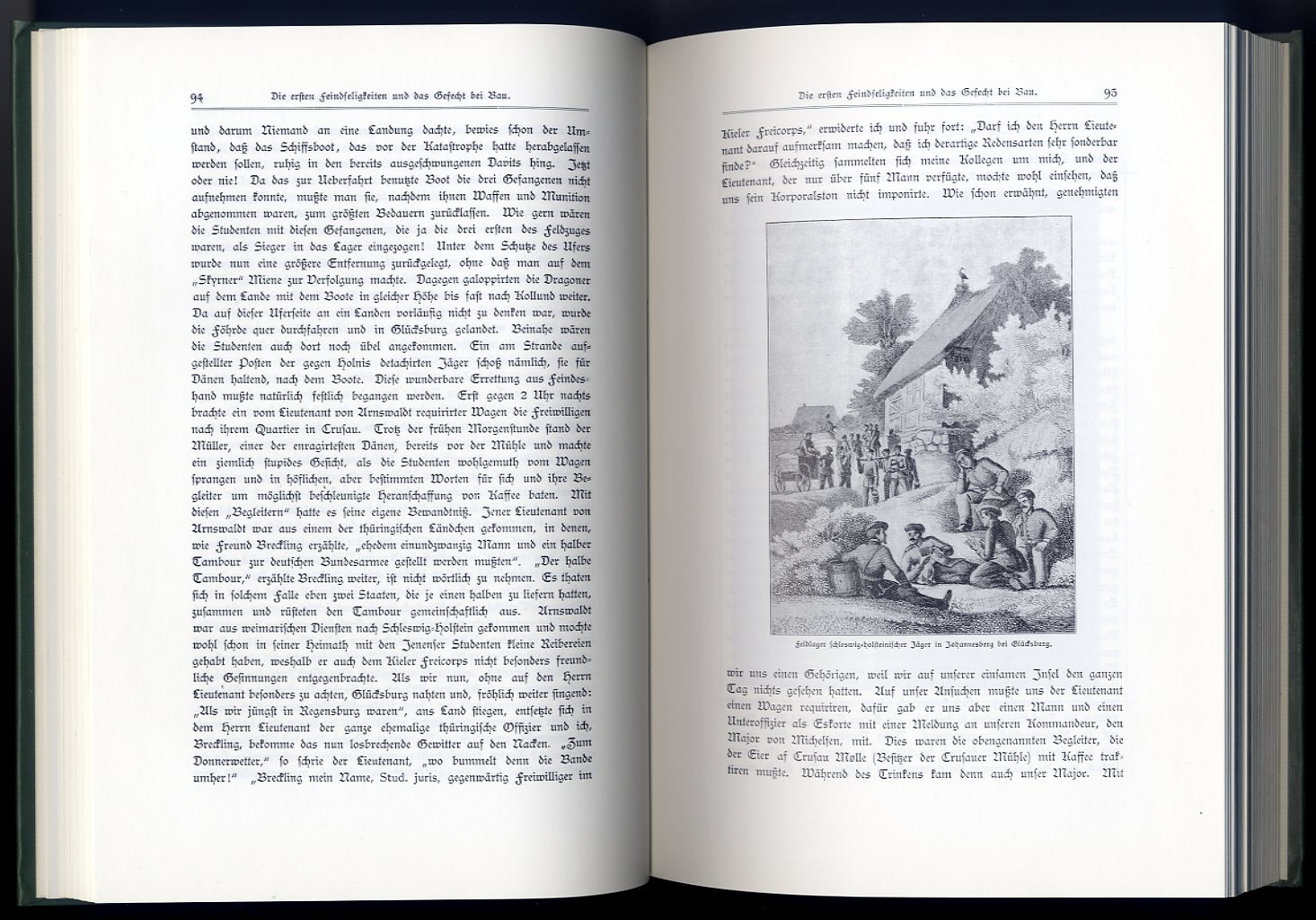 Liliencron, Detlev von (Hrsg.):  Up ewig ungedeelt. Die Erhebung Schleswig-Holsteins im Jahre 1848. Weidlich-Reprints. 