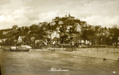   Ansichtskarte. Blankenese. 