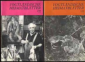   Vogtländische Heimatblätter. Jg. 8, 1988 in 6 Heften 