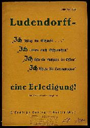 Lezus, Martin:  Ludendorff - eine Erledigung! 