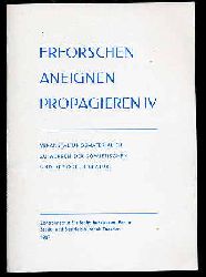   Erforschen Aneignen Propagieren 4. Veranstaltungsmaterialien zu Werken der sowjetischen und der DDR-Literatur. 