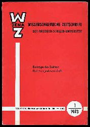   Beitrge der Sektion Erziehungswissenschaften. Wissenschaftliche Zeitschrift der Friedrich-Schiller-Universitt Jena. Gesellschafts- und Sprachwissenschaftliche Reihe. Jg. 22 (nur) H. 1. 