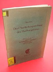 Poser, Hans:  Die Oberflchengestaltung des Meinergebietes. Sonderabdruck aus dem Jahrbuch der Geographischen Gesellschaft zu Hannover fr 1932 und 1933. 