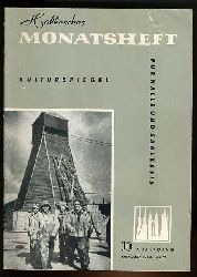   Hallesches Monatsheft. Kulturspiegel fr Halle und Saalkreis 7. Jg. (nur) H. 10 Oktober 1960. 