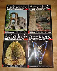   Archologie in Deutschland Jahrgang 1996 in 4 Heften. 