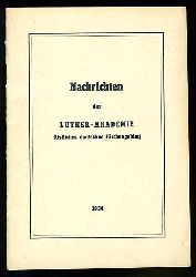 Hermann, Rudolf (Hrsg.):  Nachrichten der Luther-Akademie. stliches deutsches Kirchengebiet. 