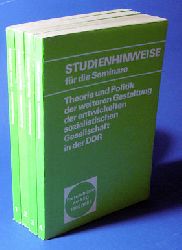   Theorie und Politik der weiteren Gestaltung der entwickelten sozialistischen Gesellschaft in der DDR. Studienhinweise fr Teilnehmer der Seminare. 
