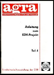 Hbler, Kurt:  Anleitung zur Anwendung der Datenverarbeitungsprojekte fr Rechnungsfhrung und Statistik in den LPG, VEG und kooperativen Einrichtungen. Anleitung zum EDV-Projekt 4. Das EDV-Projekt Abrechnung des Materials, der Tiere und der materiellen Produktion (MAWI). Agra-Empfehlungen fr die Praxis. 