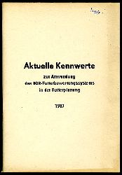   Aktuelle Kennwerte zur Anwendung des DDR-Futterwertungssystems in der Futterplanung 1987. 