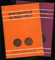   Numismatische Beitrge 1975, Heft 1 und 2, Arbeitsmaterial fr die Fachgruppen Numismatik des Kulturbundes der DDR. 