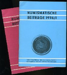   Numismatische Beitrge 1976, Heft 1 und 2, Arbeitsmaterial fr die Fachgruppen Numismatik des Kulturbundes der DDR. 