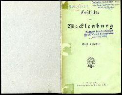 Vitense, Otto:  Geschichte von Mecklenburg. Allgemeine Staatengeschichte 3. Deutsche Landesgeschichten 11. 