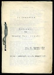 Brooke, Dora:  In Memoriam. Geichte von Diakonisse Dora Brooke. Geb, 31. Dzember 1861. Gest. 26. Oktober 1945. 