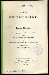 Wiebrecht, Karl:  Ueber die Ectasien des Oesophagus. 