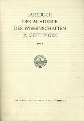   Jahrbuch der Akademie der Wissenschaften in Gttingen fr das Jahr 1969. 