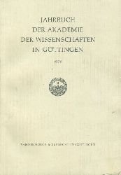   Jahrbuch der Akademie der Wissenschaften in Gttingen fr das Jahr 1978. 