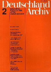   Deutschland Archiv. Zeitschrift fr Fragen der DDR und der Deutschlandpolitik. 24. Jahrgang 1990 (nur) Heft 2. 