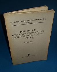 Landesanstalt fr Vorgeschichte Halle (Hrsg.):  Jahresschrift fr die Vorgeschichte der Schsisch-Thringischen Lnder, Bd. 14, 1926. 