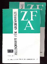   Zeitschrift fr Archologie. ZFA. Bd. 23 in 2 Heften. 