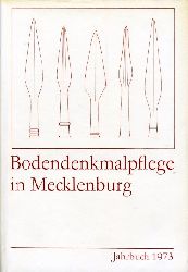 Schuldt, Ewald (Hrsg.):  Bodendenkmalpflege in Mecklenburg. Jahrbuch 1973. 