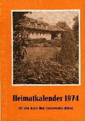   Heimatkalender fr den Kreis Bad Freienwalde 18. 1974. 